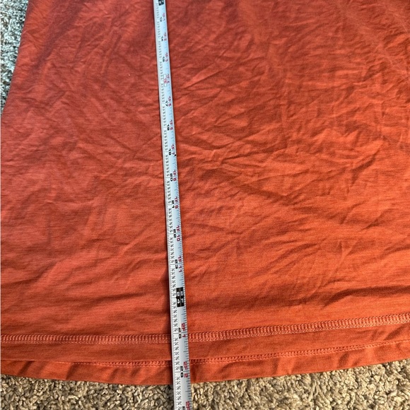 Vuori Lux Performance Tank Large Lychee Heathered Orange peach athletic workout - Picture 5 of 8